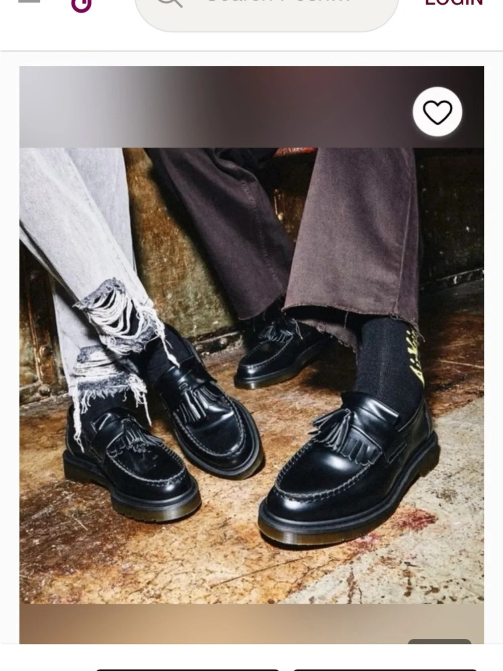 Dr. Martens Black Leather Tassel Loafers